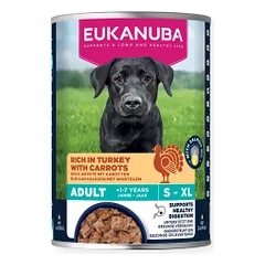 Eukanuba Life Care konservai šunims su kalakutiena ir morkomis, 400 g