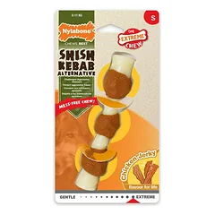 Nylabone Extreme Chicken Jerky Shish Kebab - šunų kramtukas su džiovintos vištienos skoniu, XL — 3 nuotrauka