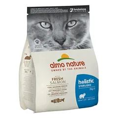Almo Nature Holistic Functional Cat Sterilised Salmon sausas maistas sterilizuotiems katėms, 2 kg