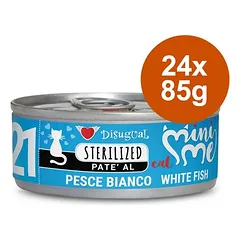 Disugual Mini-Me Sterilized drėgnas maistas katėms, ekonominė pakuotė 24 x 85 g
