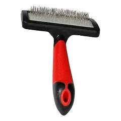 Karlie Professional Zupfbürste mit Zinken rot/schwarz