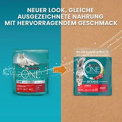 PURINA ONE SterilCat su jautiena, sausas maistas katėms, 5 - 9,9 kg — 2 nuotrauka
