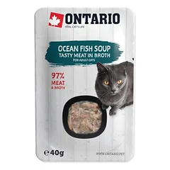 Ontario Cat Soup Ocean Fish with vetebles 40g (Sriuba)
