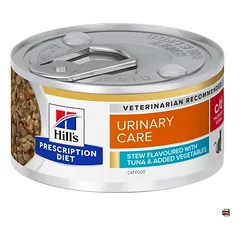 Hills Feline c/d Multicare Stress Tuna Stew Konservuotas pašaras katėms šlapimo takų sveikatingumui. Su tunu 82g