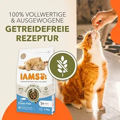 IAMS Advanced Nutrition Grain Free su jūros žuvimi, sausas maistas katėms, 5 - 9,9 kg — 3 nuotrauka