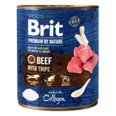 Brit Premium by Nature Beef with Tripes drėgnas maistas šunims, 400 g