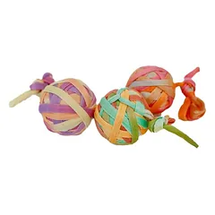 Canadian Cat Company Katzenspielzeug buntes Spielball-Trio