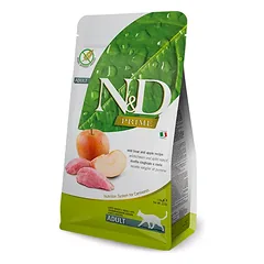 N&D Prime Sausas maistas suaugusioms katėms su šerniena ir obuoliais 10 kg