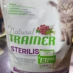 Natural Trainer Cat Adult Sterilised Turkey visavertis sausas maistas suaugusioms sterilizuotoms katėms su kalakutiena, 1,5 kg