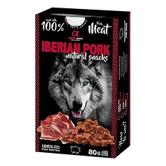 ALPHA SPIRIT NATURAL DOG skanėstai šunims su kiauliena 80g