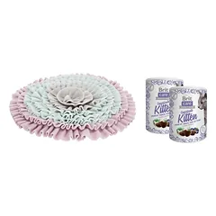 BRIT Care Cat Snack Superfruits Kitten 100g x 2 + TRIXIE Junior uoslės kilimėlis, diam. 38 cm