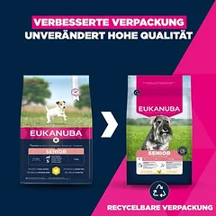 Eukanuba Premium Nutrition Senior Small Breed su vištiena, sausas maistas šunims, 5 - 9,9 kg — 3 nuotrauka
