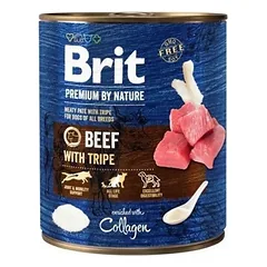 Brit Premium by Nature BEEF mėsos paštetas su jautiena ir žarnokais šunims