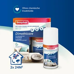 beaphar Dimethicare mini fogeris nuo blusų, 2 x 75 ml — 2 nuotrauka