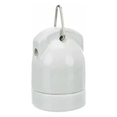 Trixie Pro Socket Porceliano laikiklis lemputei su keramikine jungtimi ir tvirtinimo laikikliu, 160 W