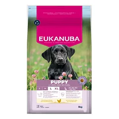 Eukanuba Life Care  Large Puppy sausas maistas didelių veislių šuniukams su vištiena, 3 kg