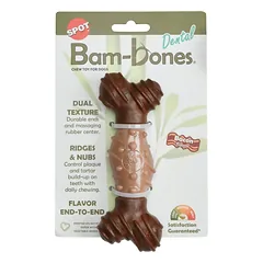 BamBones Dental šoninės skonio kramtomasis žaislas šunims M