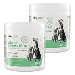 Vitamin Complex Max - Vitaminų ir mineralų kompleksas šunims ir katėms 2x300 g