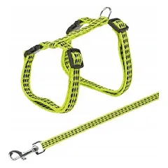Atspindintys diržai ir pavadėlis katei, komplektas 42 cm, S dydis