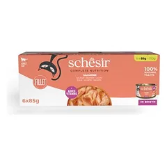 Schesir Complete Nutrition Filet sultinyje, drėgnas maistas katėms, ekonominė pakuotė 24 x 85 g — 5 nuotrauka