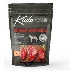 KUDO Red Meat&Vegetables sausas maistas mažų veislių šunims su jautiena ir daržovėmis 3 kg