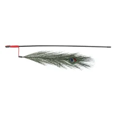 Trixie Playing Rod With Peacock Feather meškerėlė katėms su povo plunksnomis, 47 cm