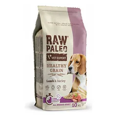 Raw Paleo Dog Adult Healthy Grain Lamb & Barley 10 kg