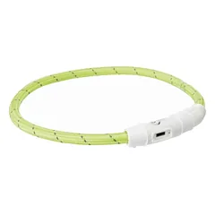 TRIXIE LED antkaklis USB nailonas M-L 45cm žalias — 1 nuotrauka