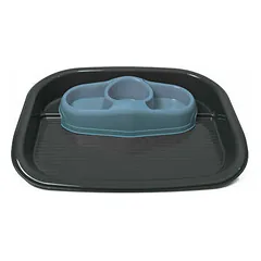 Georplast dubenėlių padėklas augintiniams Tris 52 x 41 x 9 cm, 1,00 l, įvairių spalvų
