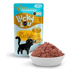 Lucky Lou Adult drėgnas maistas katėms 16 x 125 g — 2 nuotrauka