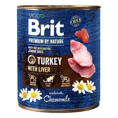 Brit Premium by Nature TURKEY mėsos paštetas su kalakutiena ir kepenimis šunims