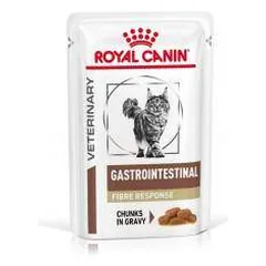 Royal Canin Veterinary Gastrointestinal Fibre Response drėgnas maistas katėms nuo vidurių užkietėjimo, 85 g