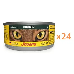 JOSERA Adult Chicken 24x85g drėgna maistas katėms su vištiena