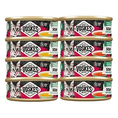 VOSKES Soup Mix 8 x 50 g mėsos skonio sriuba su jautiena ir vištiena katėms