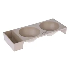 Modern Living dvigubas dubenėlis katėms Kioto, 2 x 450 ml, L 38 x B 15 x H 5,6 cm — 2 nuotrauka