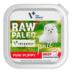 Raw Paleo BEEF Mini Puppy paštetas 150g nuotrauka