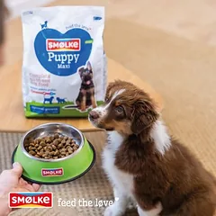 Smølke Puppy Maxi sausas maistas šuniukams, 3 - 4,9 kg — 2 nuotrauka