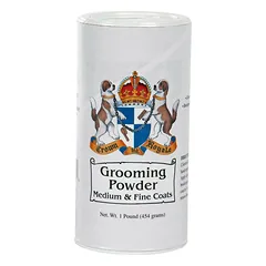 Crown Royale Grooming Powder vidutiniam ir plonam kailiui - pudra šunų plonam ir vidutiniam kailiui prižiūrėti