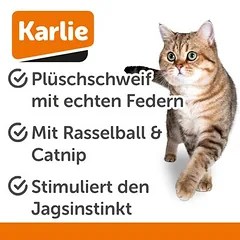 Karlie žaislas katėms Kitty Wonderball, 1 vnt. — 3 nuotrauka