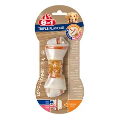 8in1 Flavours S trigubo skonio kaulas mažų veislių šunims, 1 vnt.