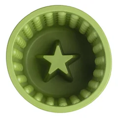 LickiMat Yoggie Pot - laižymo žaislas šunims, puodelis su gumbeliais, Pomarańczowy — 2 nuotrauka
