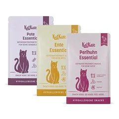 KatKare Cat Treats Schnupperbox Hypoallergener Geflügelgenuss