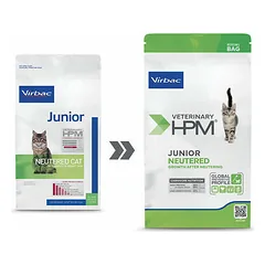 Virbac HPM Cat Junior Neutered 3 kg — 2 nuotrauka