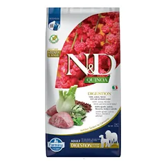 FARMINA N&D QUINOA - DOG Dry DIGESTION Lamb&Fennel ADULT MED&MAX 7 kg