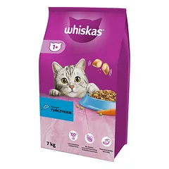 WHISKAS Adult 7 kg sausas visavertis pašaras suaugusioms katėms su gardžiu tunu