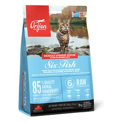 ORIJEN Six Fish Cat sausas maistas katėms su žuvimi 340 g nuotrauka