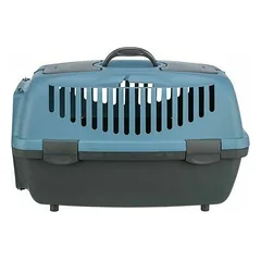 TRIXIE Capri 2 transportavimo dėžė XS–S 37x34x55 cm, (tamsiai pilka / pastelinis mėlynas) — 2 nuotrauka