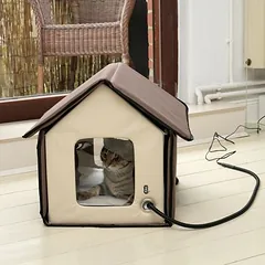 TIAKI šildoma kačių būdelė Bola, L 48 x B 42 x H 45 cm — 3 nuotrauka