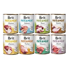 BRIT Pate&Meat Mix skoniai 8x800 g šunų paštetas