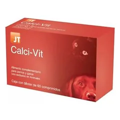JT Pharma Calci-Vit papildai šunims ir katėms sąnariams ir kaulams stiprinti, 60 tablečių